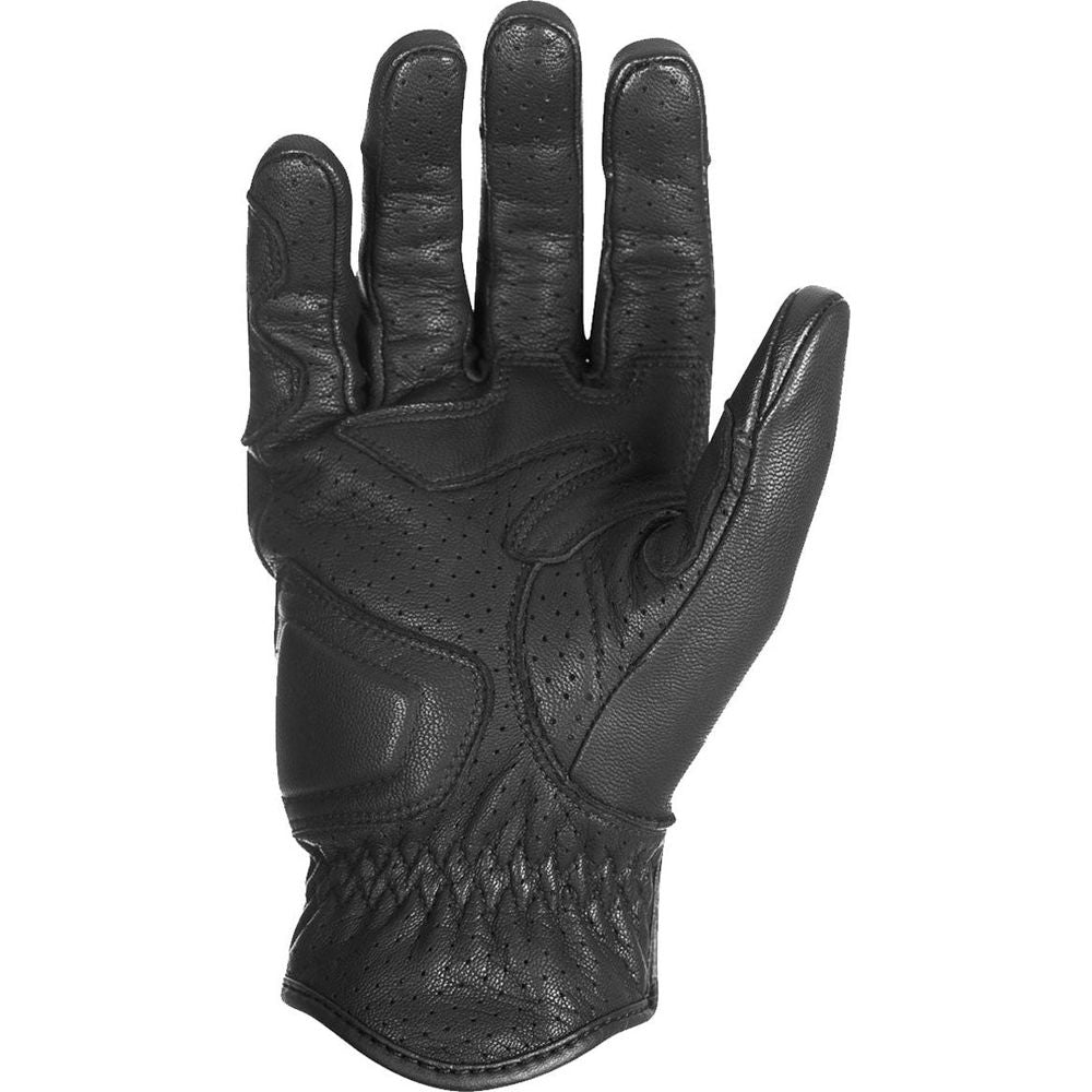 Pando Moto Ivy Summer Leather Gloves Black (Image 4) - ThrottleChimp