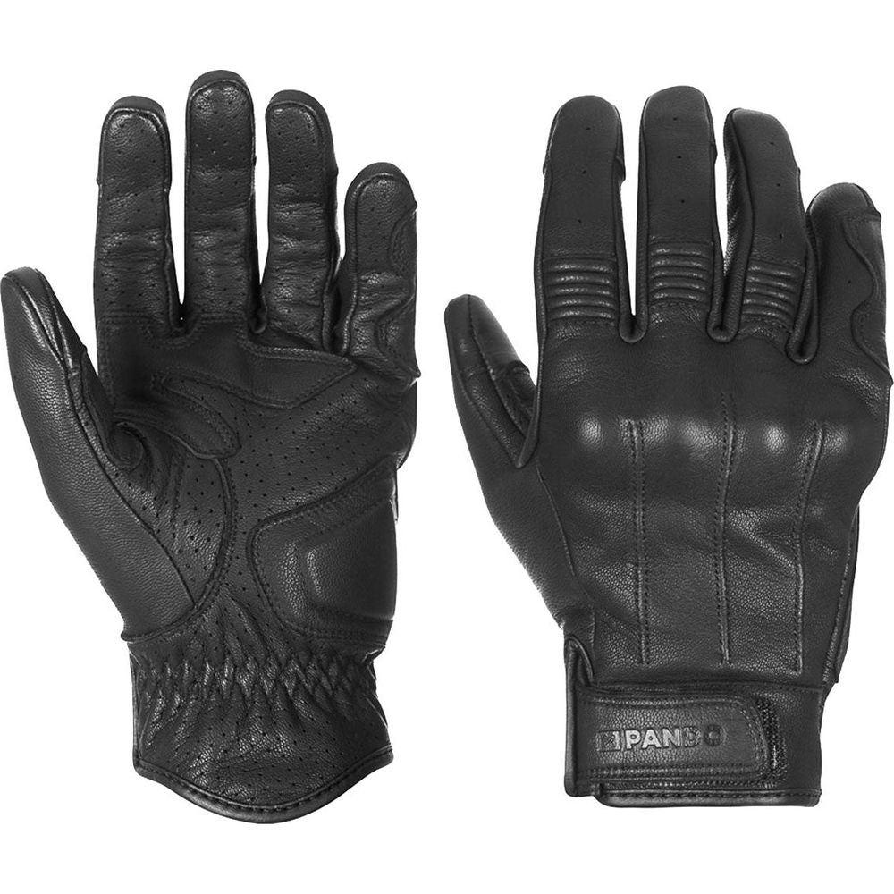 Pando Moto Ivy Summer Leather Gloves Black (Image 6) - ThrottleChimp