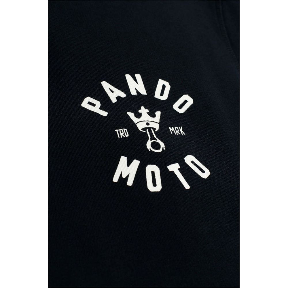 Pando Moto John Skull 01 Sweatshirt Black (Image 5) - ThrottleChimp