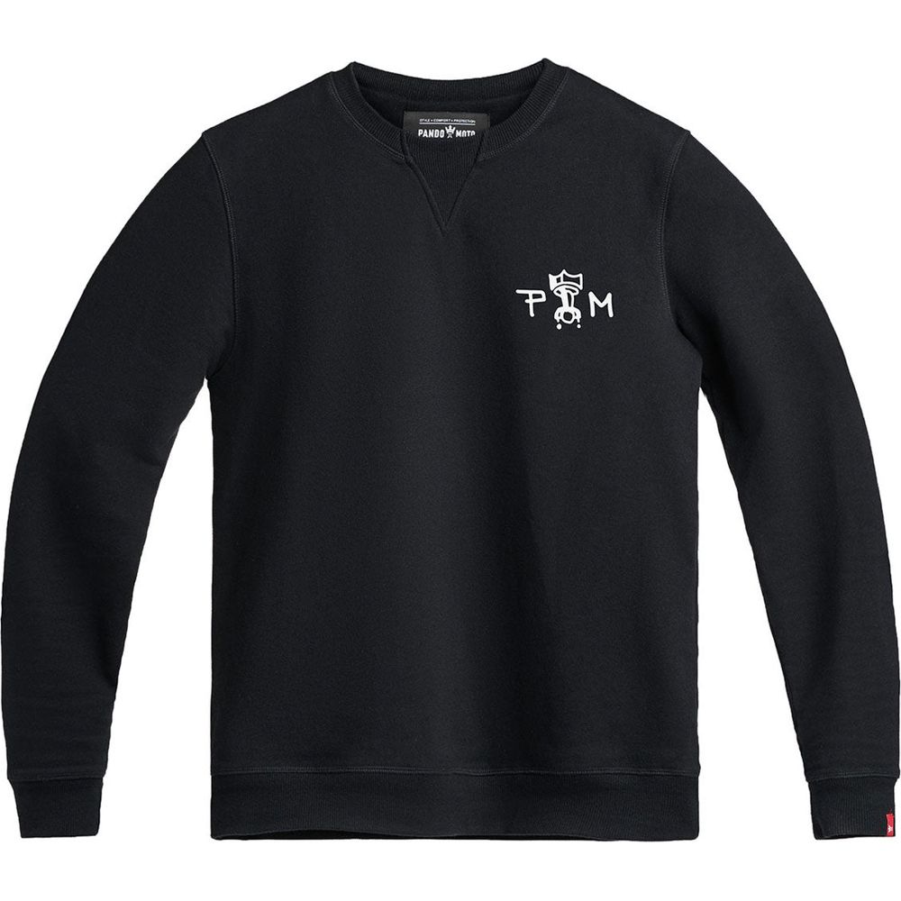 Pando Moto John Tiger Sweatshirt Black - ThrottleChimp