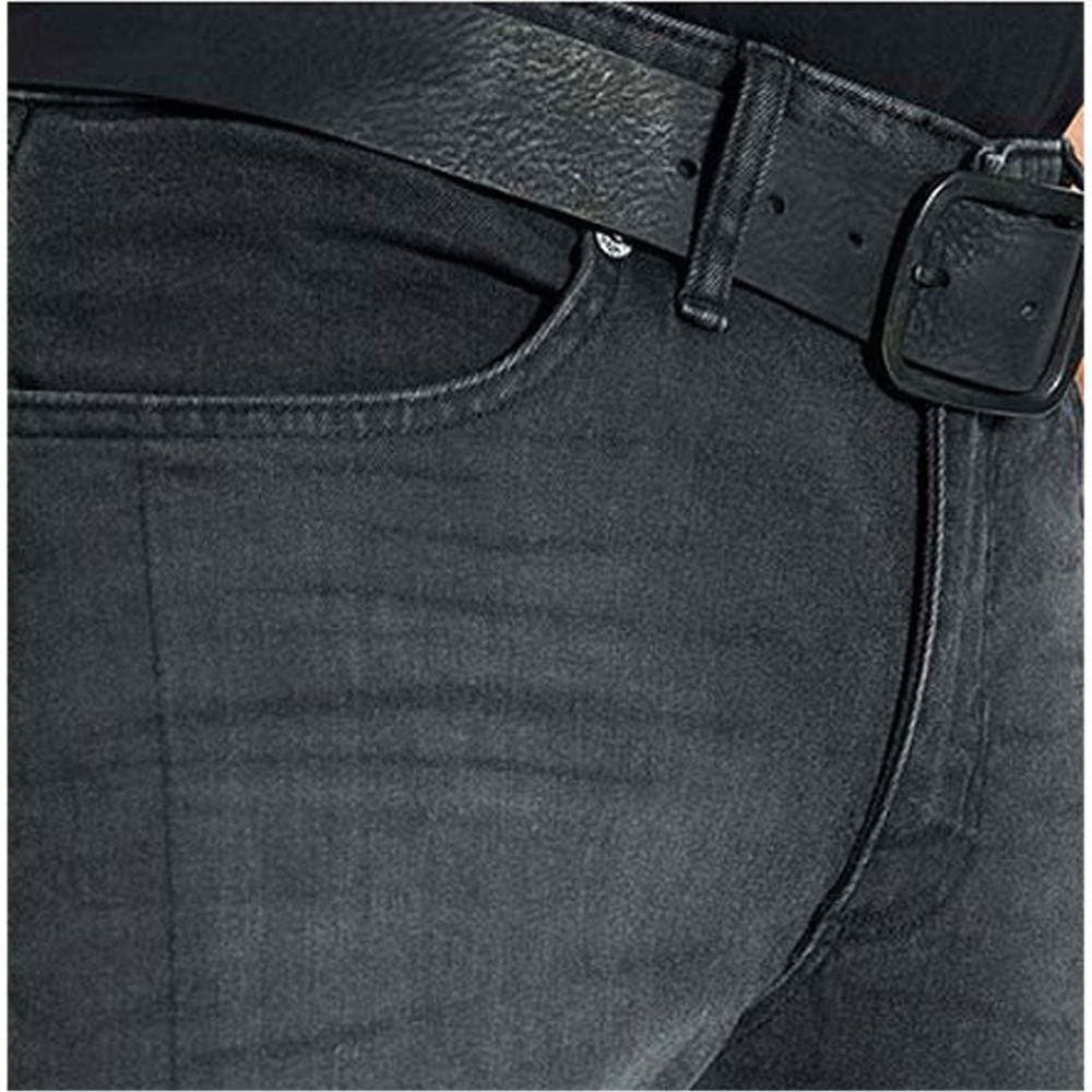 Pando Moto Karl Devil 9 Slim Fit Cordura / Aramid Jeans Black (Image 2) - ThrottleChimp