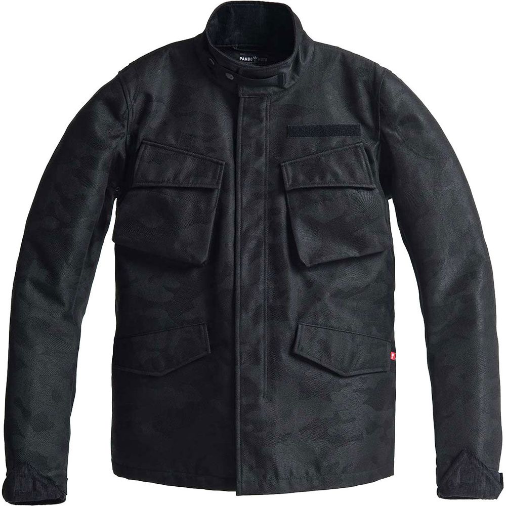 Pando Moto M65 Waterproof Textile Jacket Black - ThrottleChimp