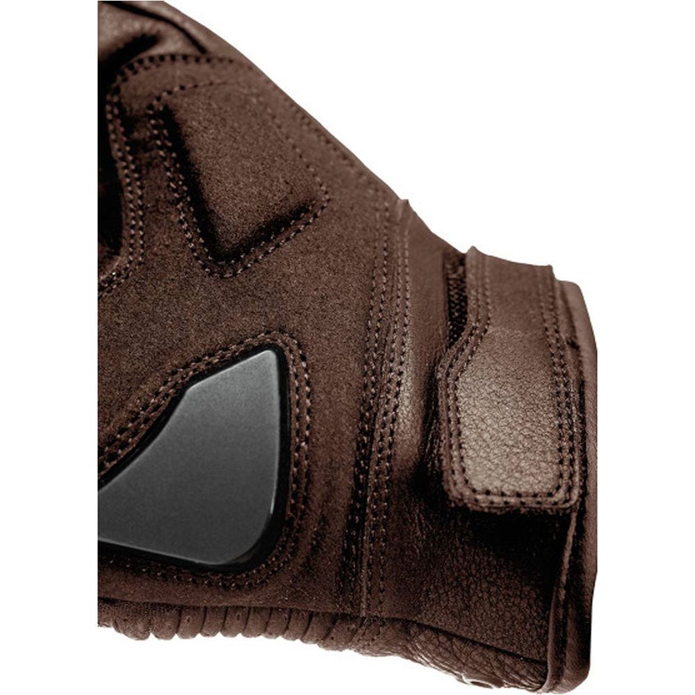 Pando Moto Onyx Summer Leather Gloves Brown (Image 3) - ThrottleChimp