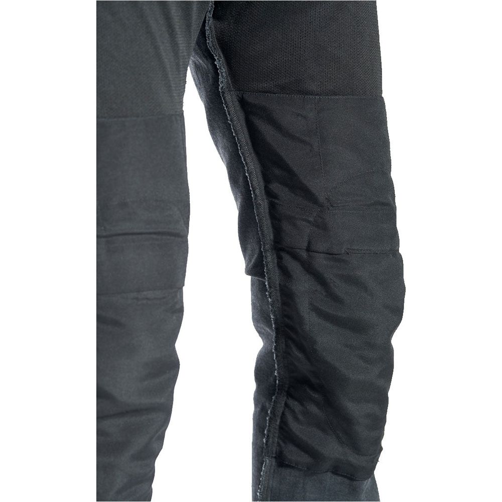 Pando Moto Robby Slim Fit Denim Jeans Black (Image 3) - ThrottleChimp