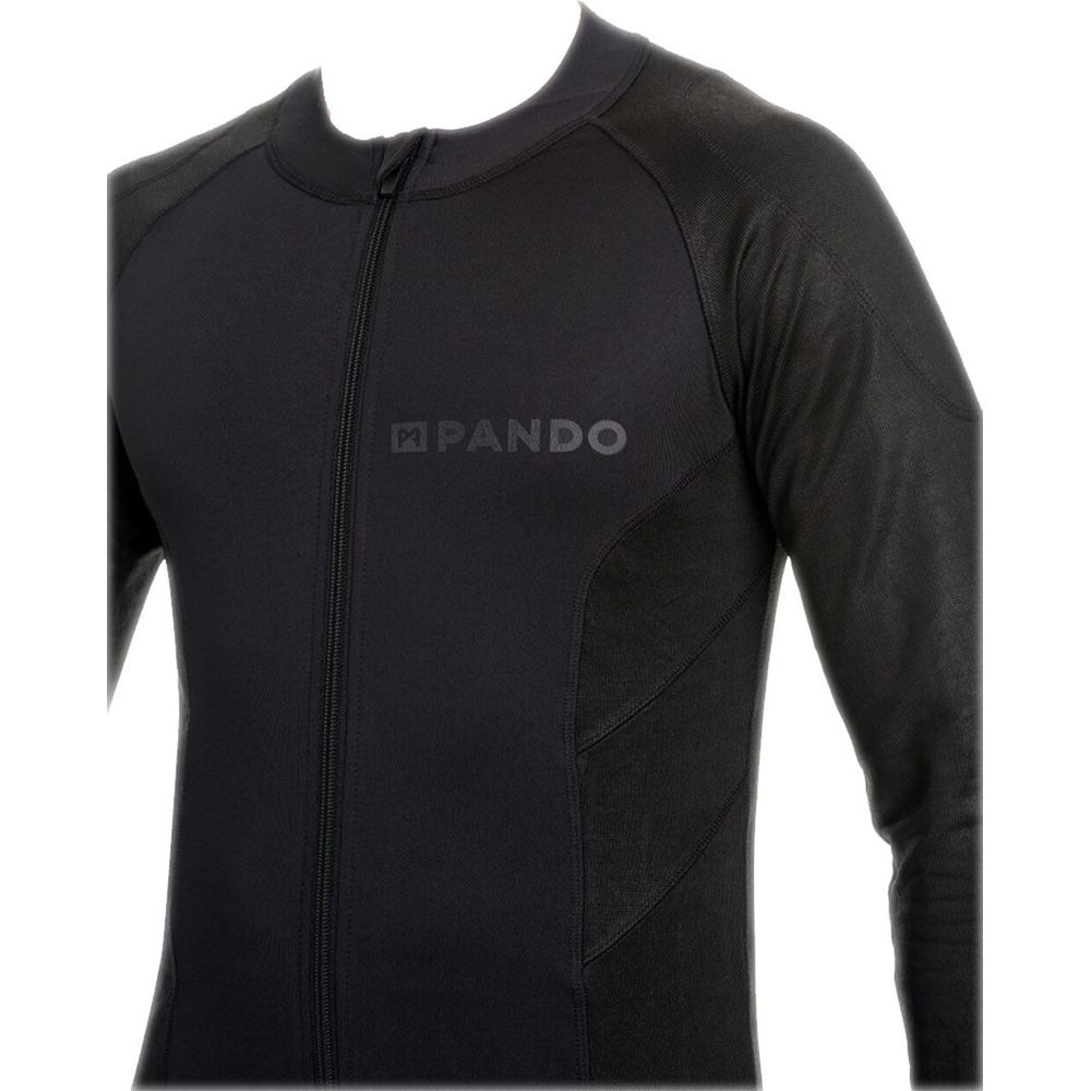 Pando Moto Shell UH 03 Uni AA Protective Base Layer Shirt Black (Image 2) - ThrottleChimp