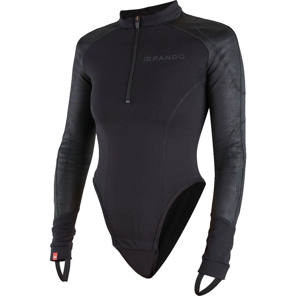 Pando Moto Shell WW AA Protective Ladies Base Layer Body Suit Black - ThrottleChimp