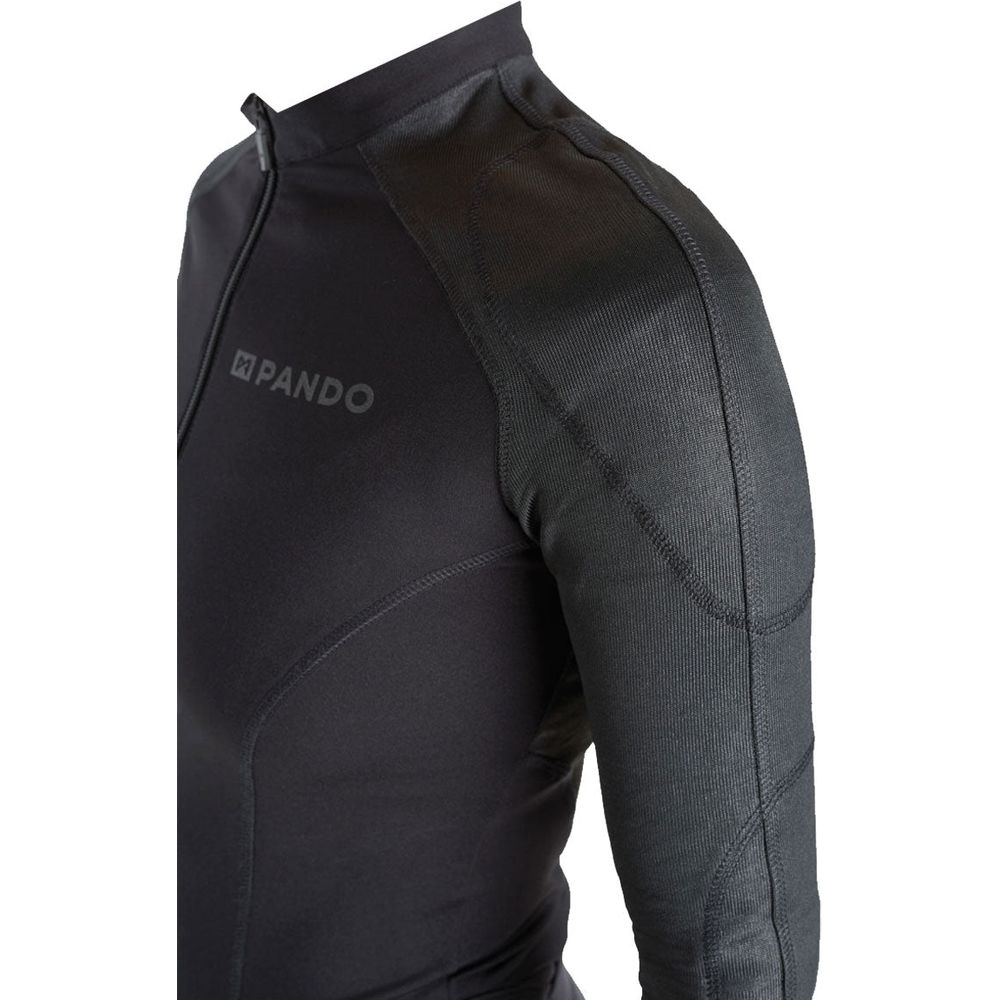 Pando Moto Shell WW AA Protective Ladies Base Layer Body Suit Black (Image 3) - ThrottleChimp