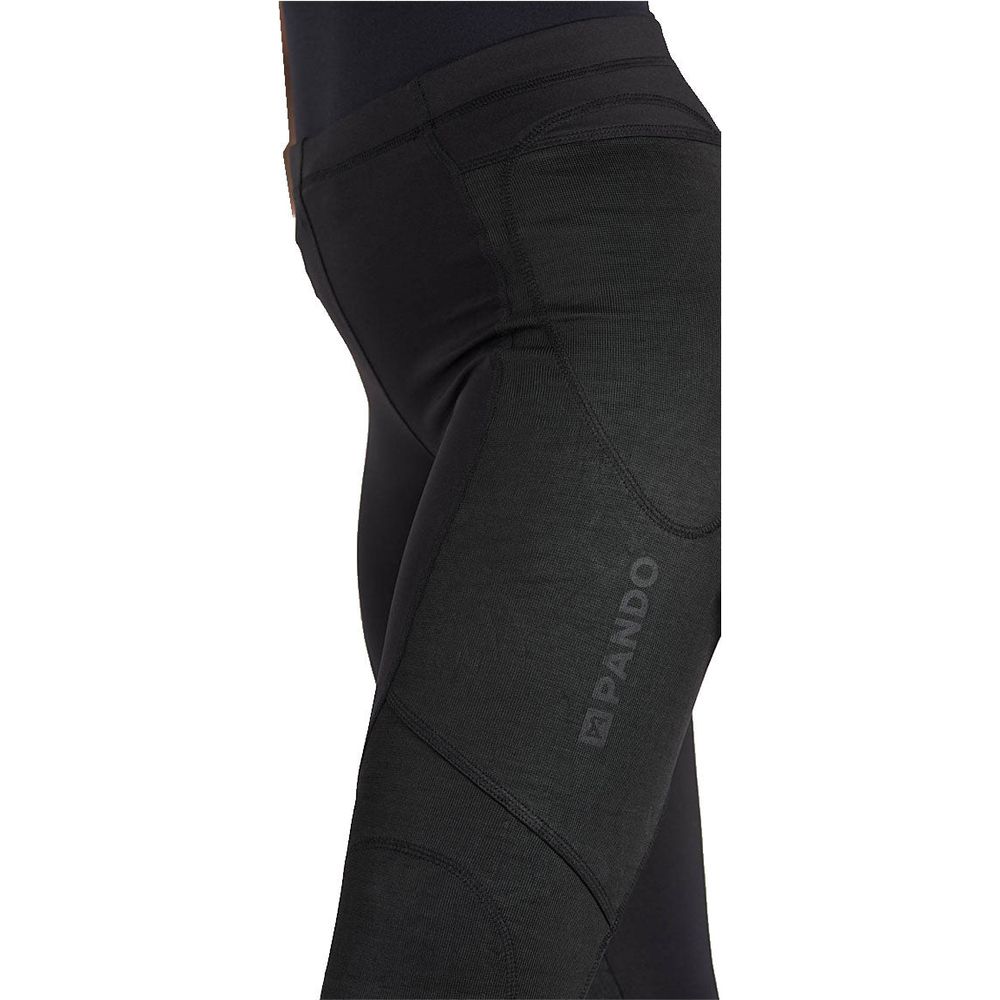 Pando Moto Skin UH 03 Uni AA Protective Base Layer Leggings Black (Image 3) - ThrottleChimp