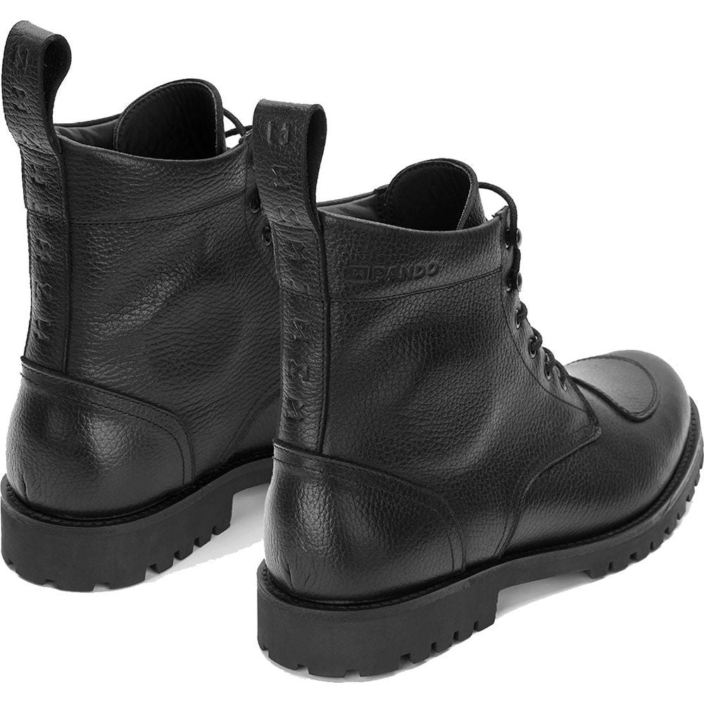 Pando Moto Tabi Short Boots Black (Image 3) - ThrottleChimp