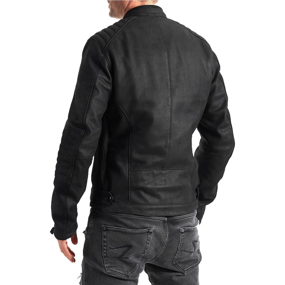 Pando Moto Tatami LT 01 Leather Jacket Black (Image 5) - ThrottleChimp