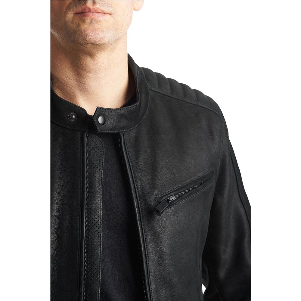 Pando Moto Tatami LT 01 Leather Jacket Black (Image 6) - ThrottleChimp