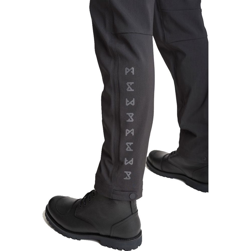 Pando Moto Triton Waterproof Slim Fit Textile Trouser Black (Image 5) - ThrottleChimp