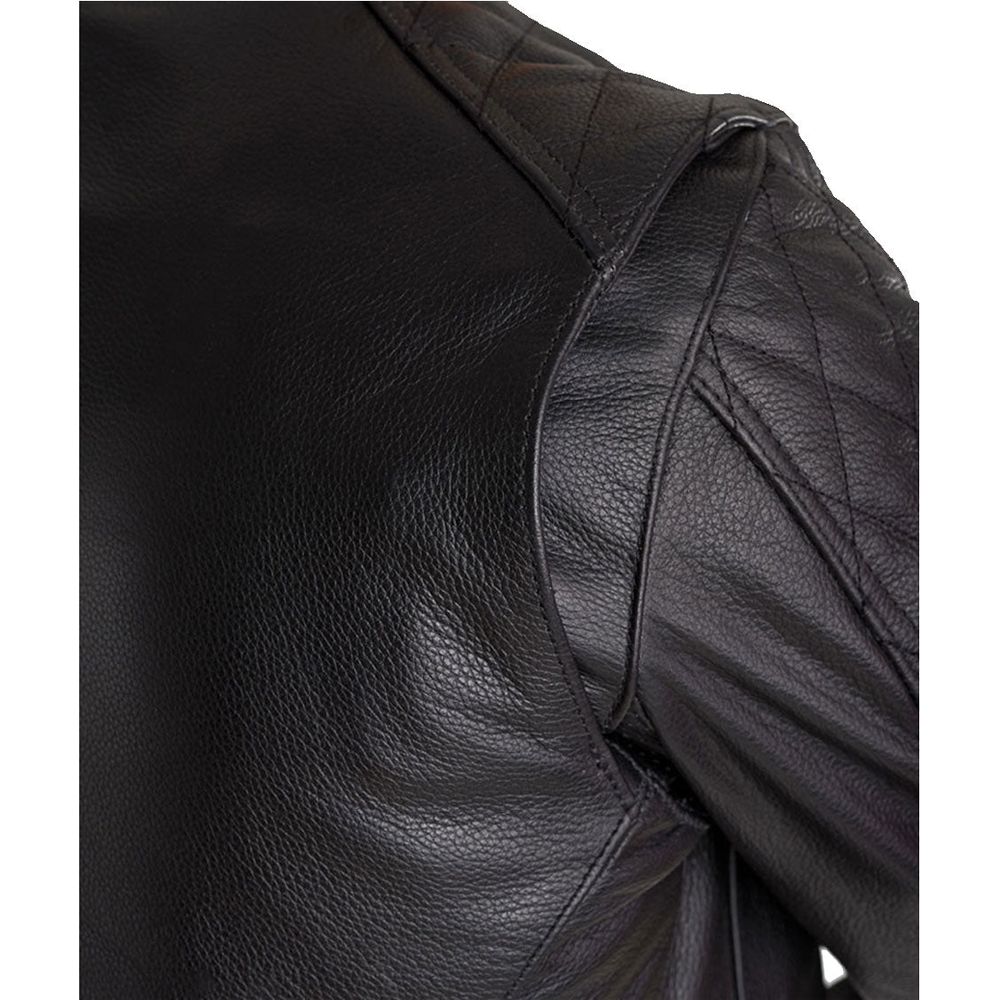 Pando Moto Twin Leather Jacket Black (Image 4) - ThrottleChimp