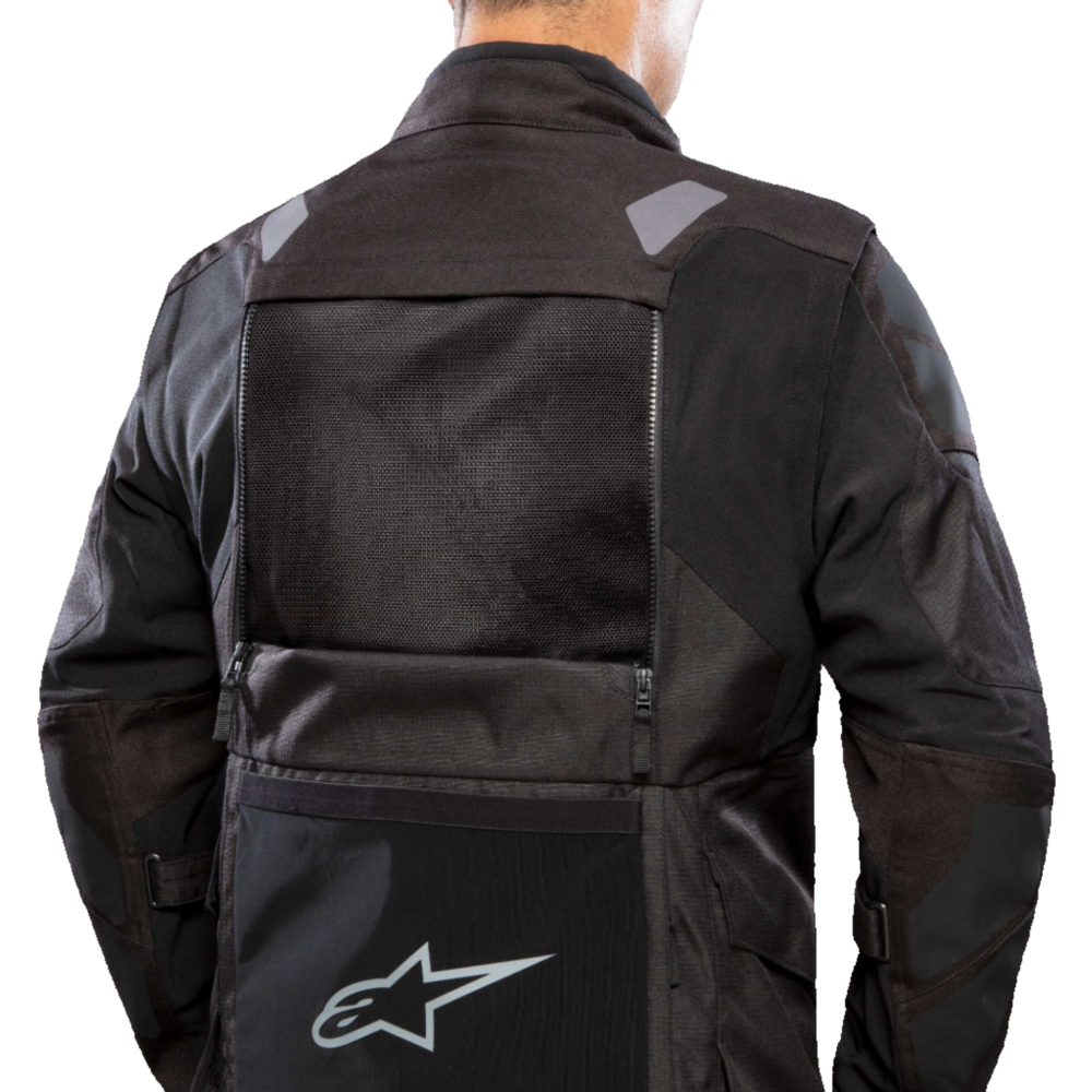 Alpinestars Halo Drystar Jacket Black / Black (Image 3) - ThrottleChimp