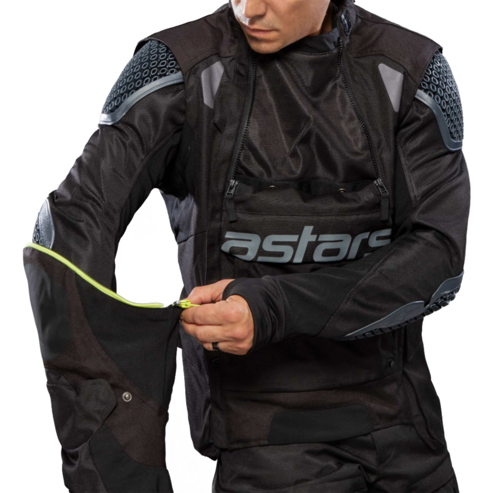 Alpinestars Halo Drystar Jacket Black / Black (Image 9) - ThrottleChimp