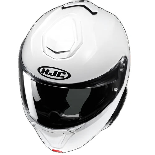 HJC I91 Flip-Up Helmet Pearl White (Image 2) - ThrottleChimp