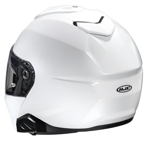 HJC I91 Flip-Up Helmet Pearl White (Image 3) - ThrottleChimp