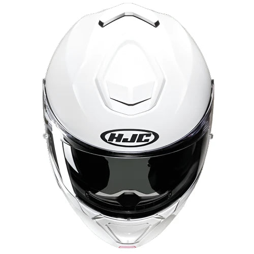 HJC I91 Flip-Up Helmet Pearl White (Image 4) - ThrottleChimp