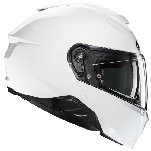 HJC I91 Flip-Up Helmet Pearl White (Image 5) - ThrottleChimp