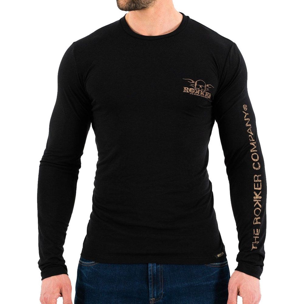 Rokker Performance TRC Long Sleeves T-Shirt Black - ThrottleChimp