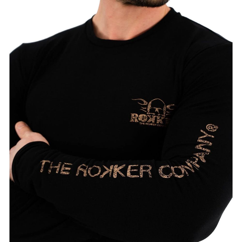 Rokker Performance TRC Long Sleeves T-Shirt Black (Image 2) - ThrottleChimp