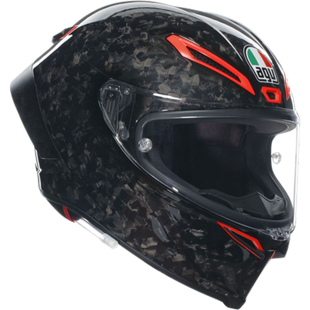 AGV Pista GP-RR Italia Carbonio Forgiato ECE 22.06 Full Face Helmet Italian Flag - ThrottleChimp