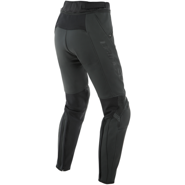 Dainese Pony 3 Ladies Leather Trouser Matt Black FREE 1 YEAR Returns, FREE UK Delivery | ThrottleChimp