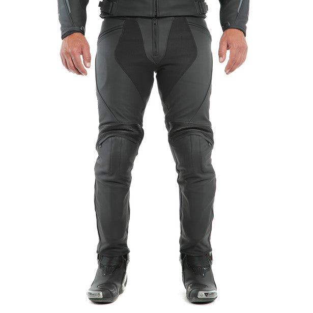 Dainese Pony 3 Riding Leather Trouser Matt Black (Image 11) - ThrottleChimp