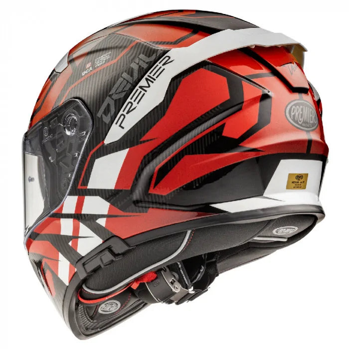 Premier Devil JC 92 Full Face Helmet Black / Red (Image 3) - ThrottleChimp