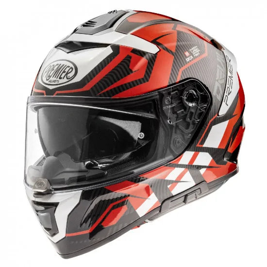 Premier Devil JC 92 Full Face Helmet Black / Red - ThrottleChimp