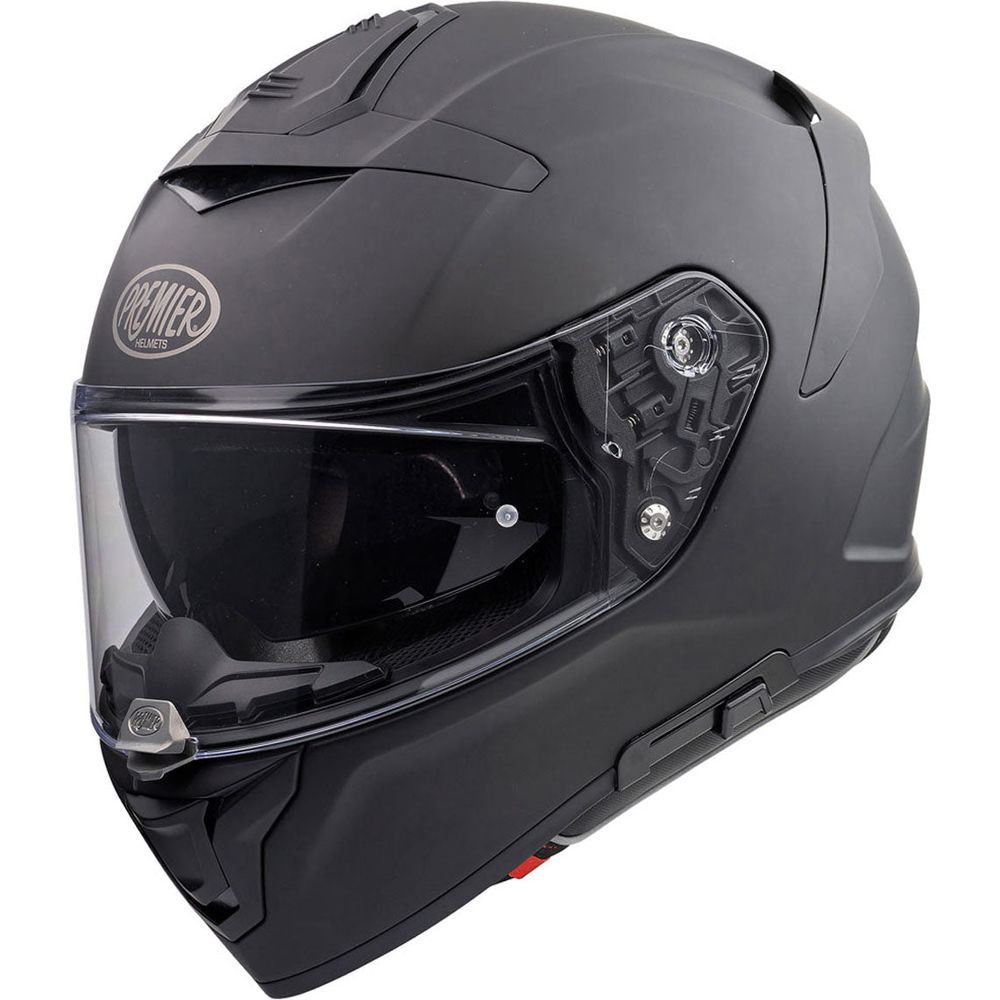 Premier Devil U9 Full Face Helmet Matt Black - ThrottleChimp