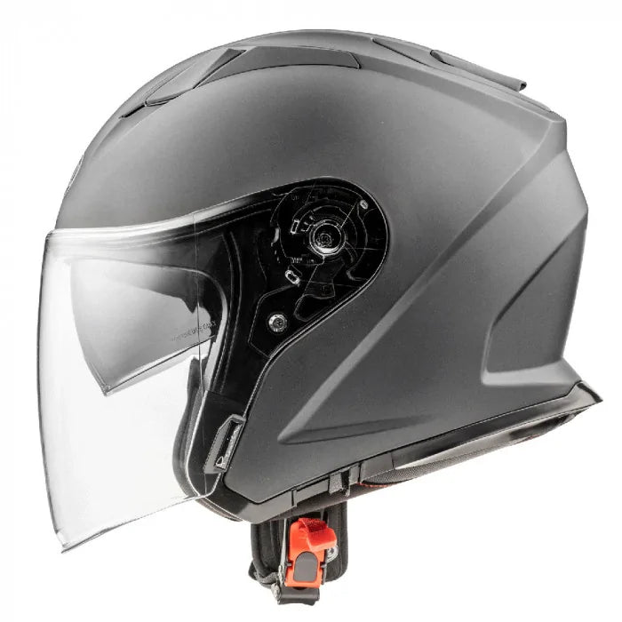 Premier Dokker U17 Open Face Helmet Gunmetal (Image 2) - ThrottleChimp