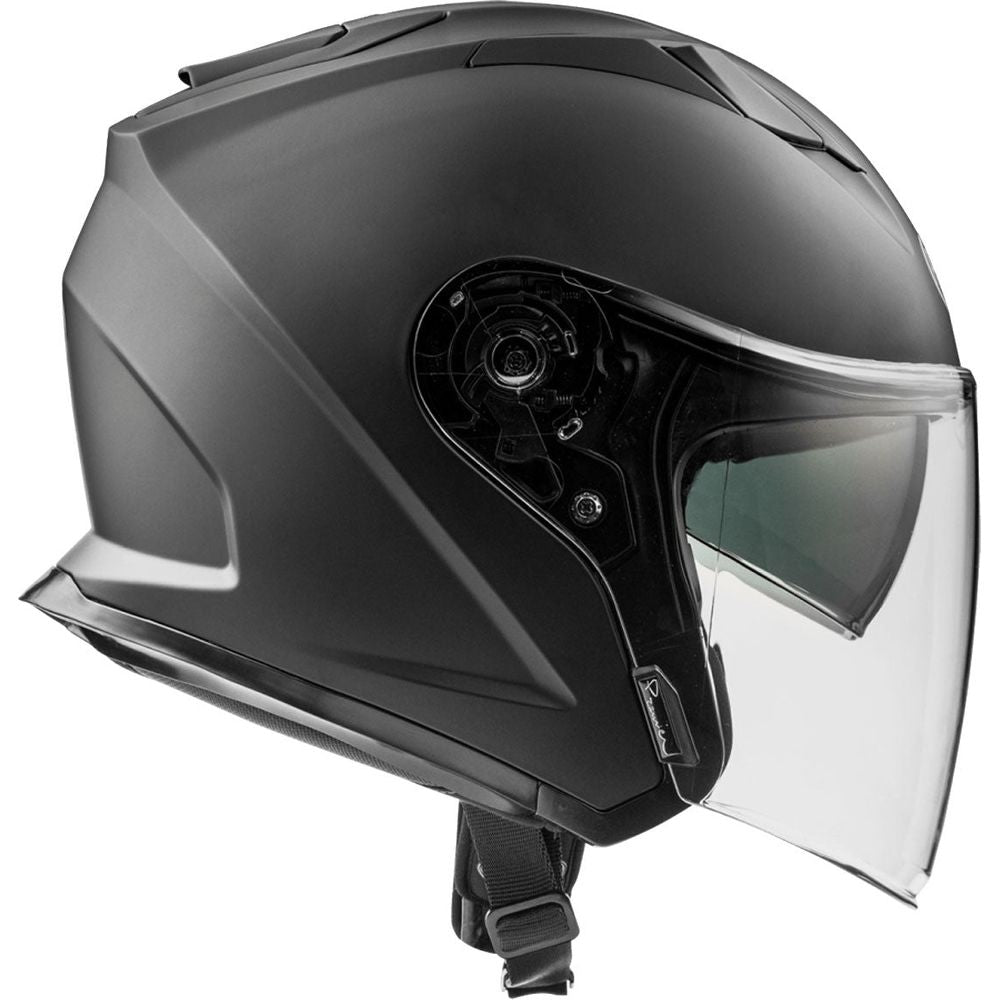 Premier Dokker U9 Open Face Helmet Matt Black FREE 1 YEAR Returns, FREE UK Delivery | ThrottleChimp