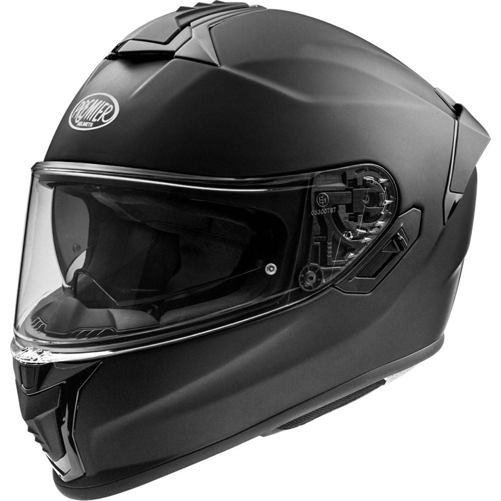 Premier Evoluzione U9 Full Face Helmet Matt Black - ThrottleChimp