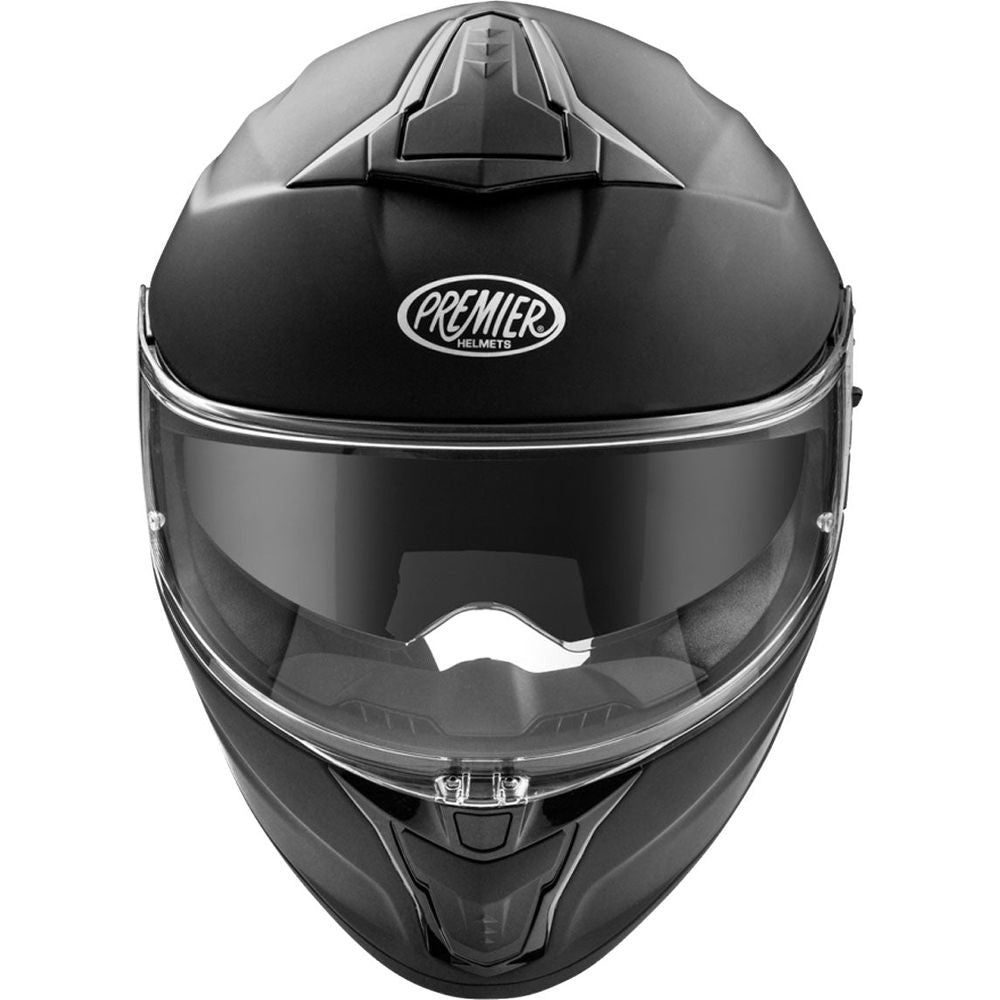 Premier Evoluzione U9 Full Face Helmet Matt Black (Image 2) - ThrottleChimp