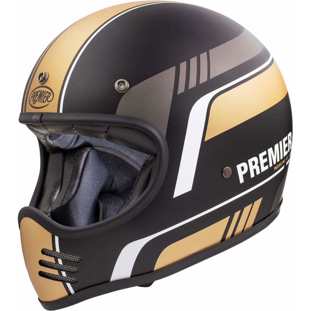 Premier MX BL 19 Full Face Helmet Black / Bronze - ThrottleChimp