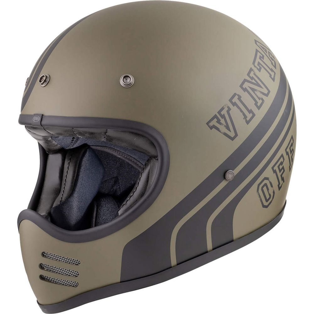 Premier MX BTR Full Face Helmet Military Green - ThrottleChimp