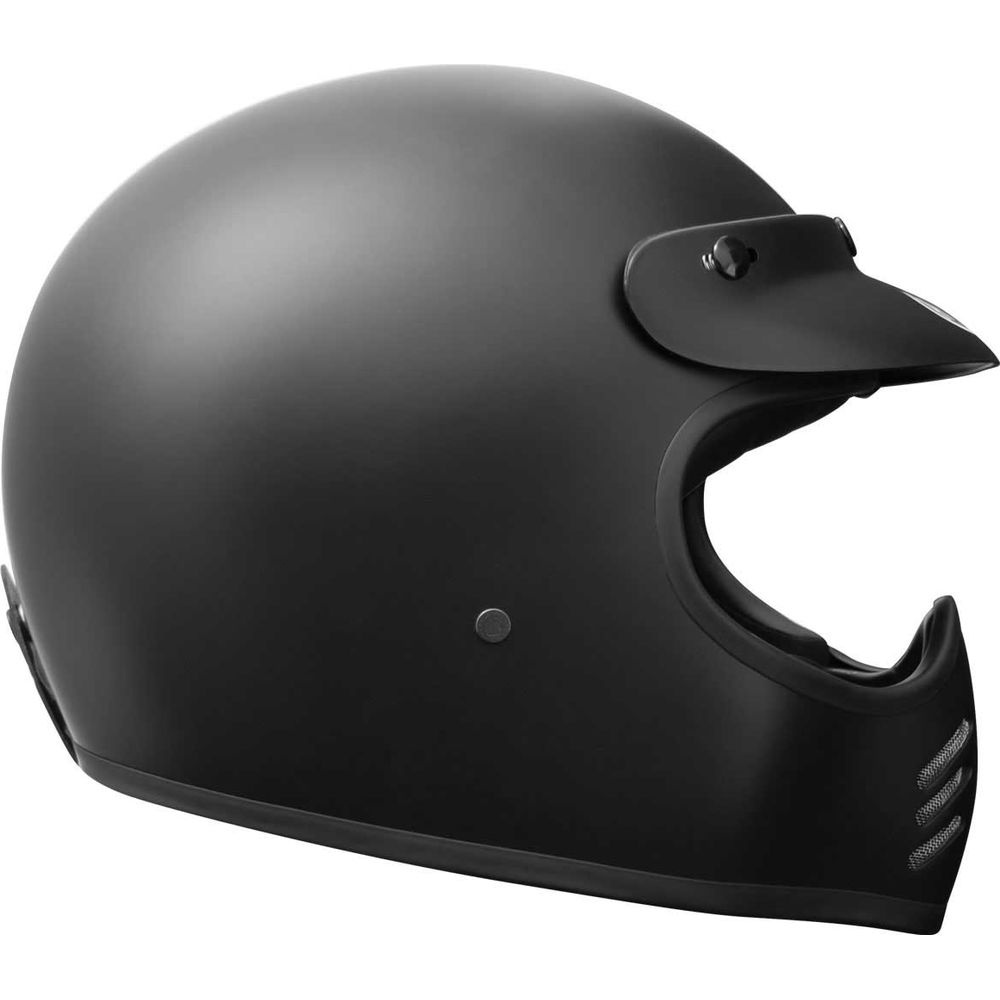 Premier MX U9 Full Face Helmet Matt Black (Image 2) - ThrottleChimp