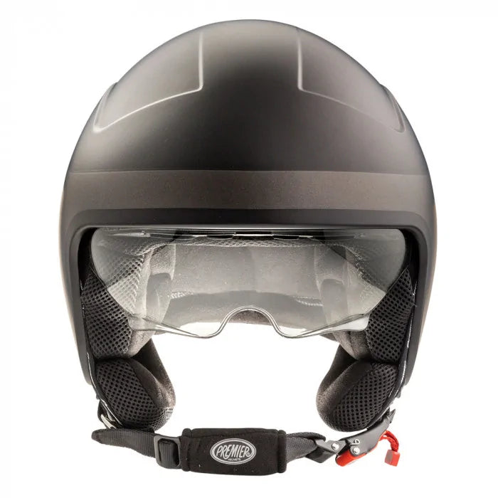 Premier Rocker ON 19 Open Face Helmet Black / Gunmetal FREE 1 YEAR Returns, FREE UK Delivery | ThrottleChimp