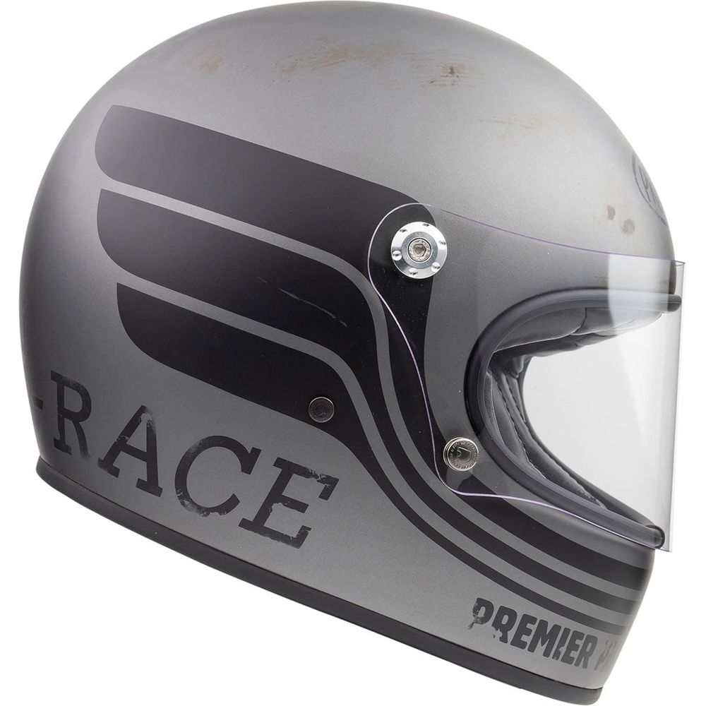 Premier Trophy BTR 17 Full Face Helmet Gunmetal (Image 3) - ThrottleChimp