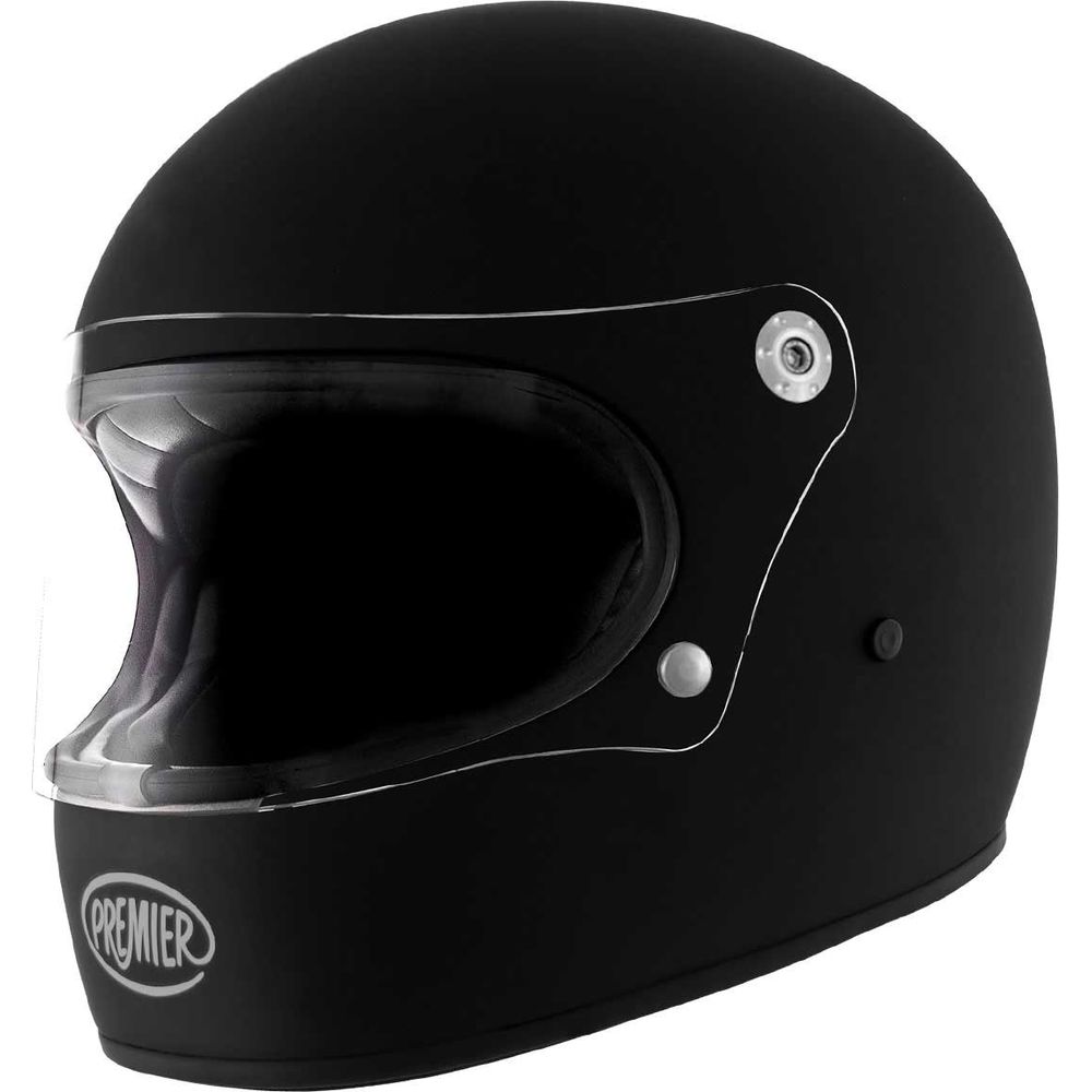 Premier Trophy U9 Full Face Helmet Matt Black - ThrottleChimp