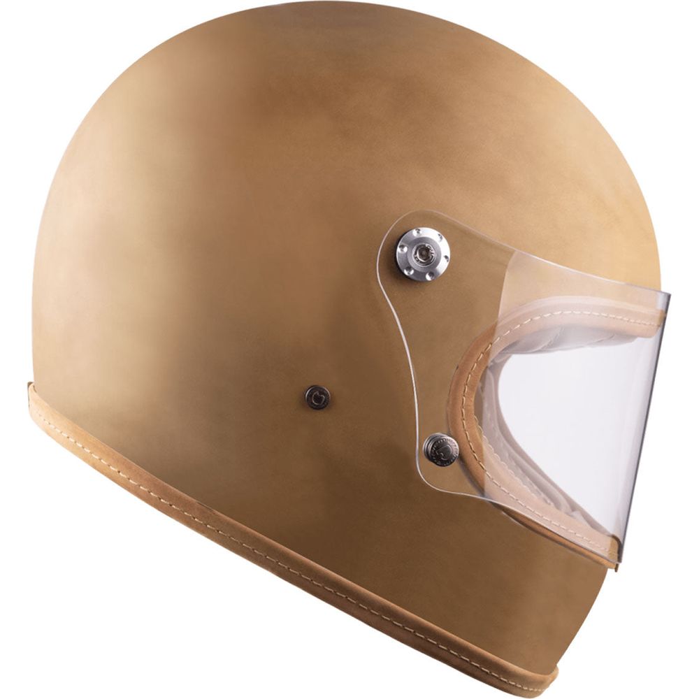 Premier Trophy Platinum Edition BOS Full Face Helmet Brown (Image 3) - ThrottleChimp