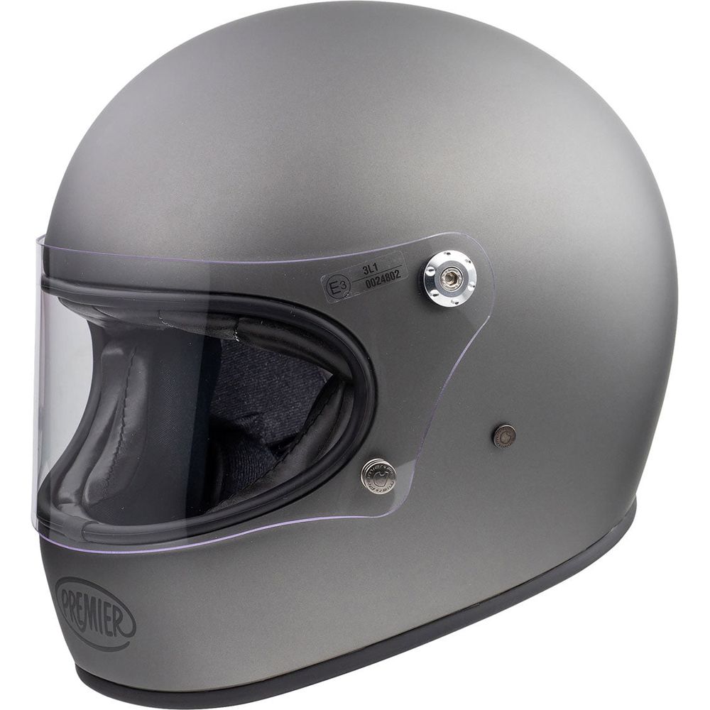 Premier Trophy U17 Full Face Helmet Gunmetal - ThrottleChimp