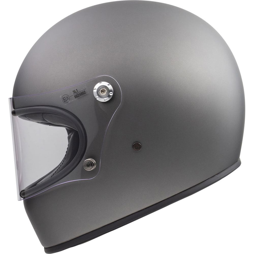 Premier Trophy U17 Full Face Helmet Gunmetal (Image 2) - ThrottleChimp