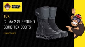 TCX Clima 2 Surround Gore-Tex Boots Black / Grey (Video 11) - ThrottleChimp