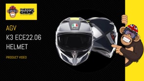 AGV K3 ECE 22.06 Shade Full Face Helmet Grey / Fluo Yellow (Video 9) - ThrottleChimp