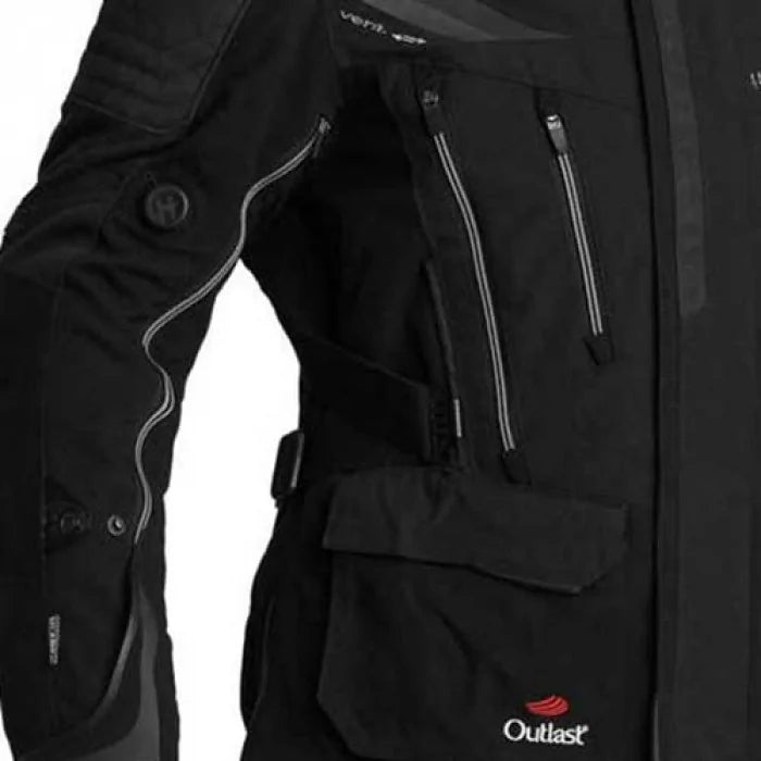 Halvarssons Mora All Season Textile Jacket Black (Image 2) - ThrottleChimp