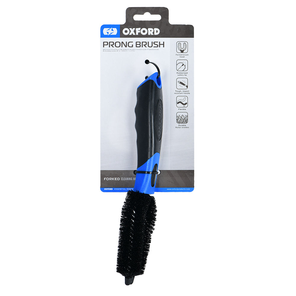 Oxford Prong U Shaped Cleaning Brush Black (Image 2) - ThrottleChimp