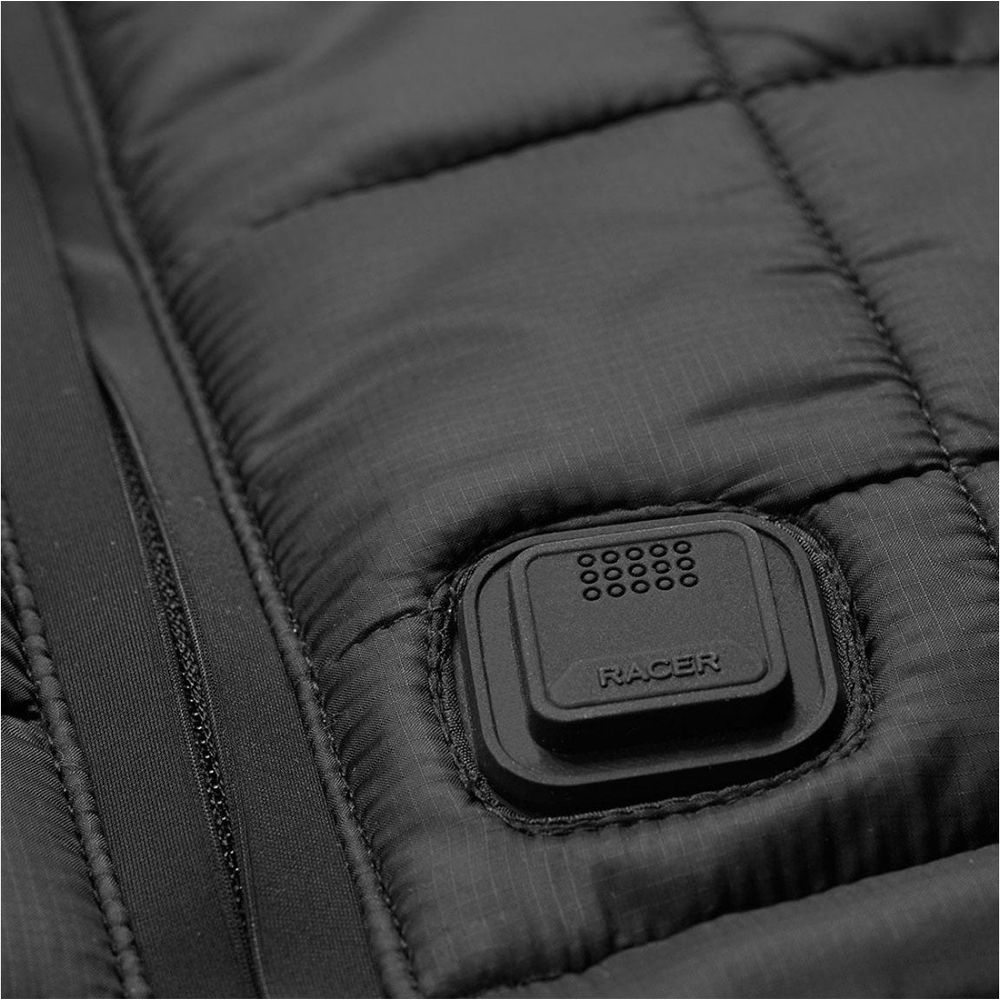 Racer (France) District Heated Gilet Black (Image 4) - ThrottleChimp