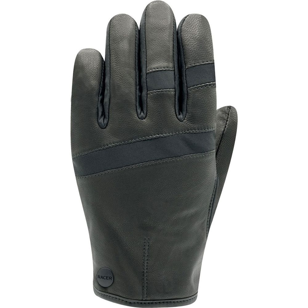 Racer (France) Bridge Leather Gloves Black - ThrottleChimp